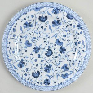 Ralph Lauren Macau 4 blue white floral salad dessert plate set Nwt